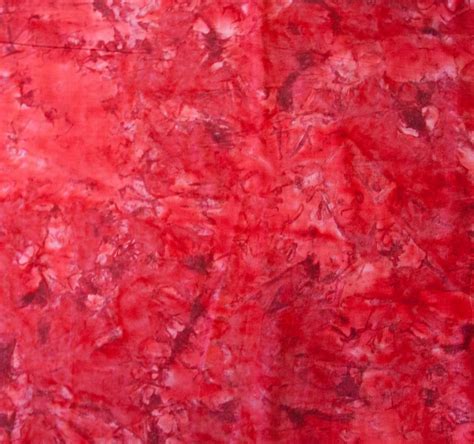 Red Cotton Tie Dye Fabric 1 Yard Tds20 By Studiocalvinsupplies