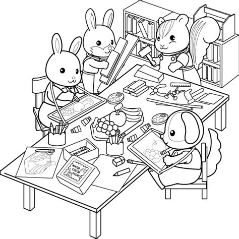 So we chose to think of a small, but stunning assortment of free printable roblox coloring pages. Calico Critters Coloring Page - Coloring Home