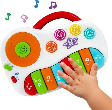 Kiddolab Piano Infantil Juguete De Aprendizaje Con Mezclador Dj