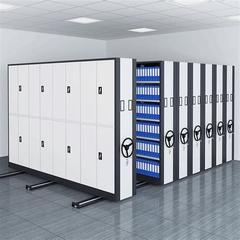 Steel Filing Compactor Library Storage Mobile Shelving System China