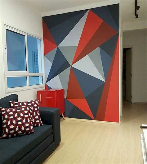 60 Best Geometric Wall Art Paint Design Ideas 9 33decor Peinture