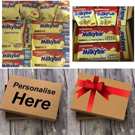 Personalised Milky Bar Nestle White Chocolate T Box Etsy Uk