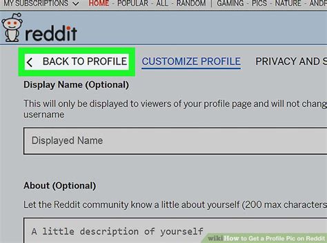 How To Get A Profile Pic On Reddit 14 Steps With Pictures