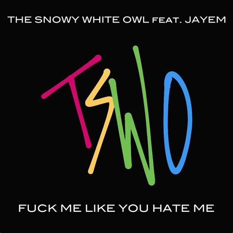 The Snowy White Owl Fuck Me Like You Hate Me Music