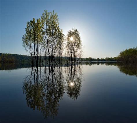 Spring Flood On The Siberian River Stock Image Image Of Kuznetsky