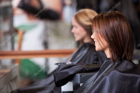 Women Sitting In Beauty Salon Stock Photo By ©simplefoto 11537174