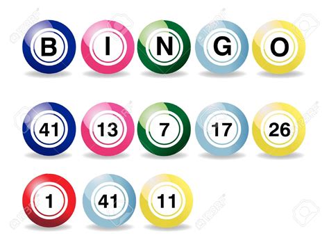 Single Bingo Balls Svg