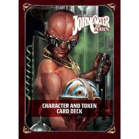 John Carter Of Mars Rpg Character And Token Card Deck Game Nerdz