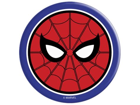 Marvel Spider Man Web Face Blue Circle Logo Popsockets Grip And Stand