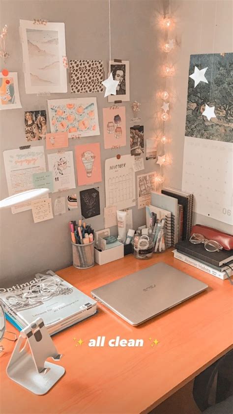 Pin By Elodie On Journaling Aesthetics Study Table Study Room
