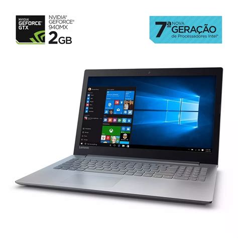Notebook Lenovo Ideapad 320 Core I7 940mx 8gb 1tb Hd Prata R 2480