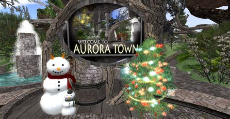 Welcome To Aurora Town Merry Christmas Eve