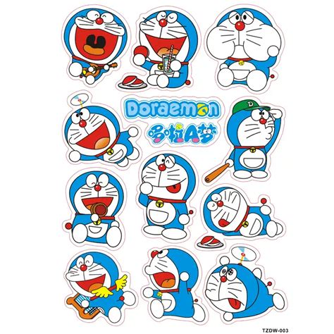 28 Stiker Kartun Doraemon