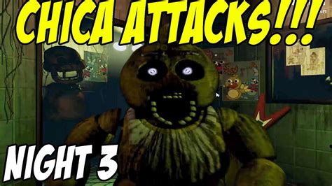 Chica Attacks Five Nights At Freddys 3 Gameplay Walkthrough Part