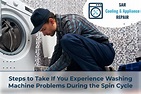 Washing machine problems spin cycle - Possible Causes