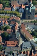Luftbild Osnabrück - Kirchengebäude des Dom St. Peter in der Innenstadt ...