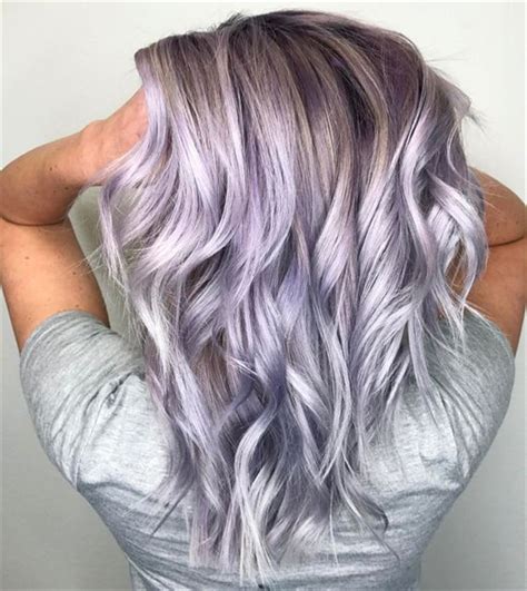 80 Chic Ombre Lavender Hairstyles With Highlights Trend