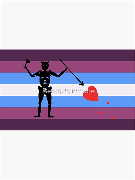 Gender Non Conforming Pride Blackbeard Poster For Sale By Beccapaintmore Redbubble