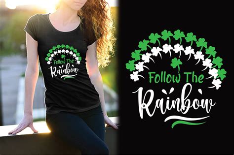 Follow The Rainbow Svg Design Graphic By Creative T Shirt Design