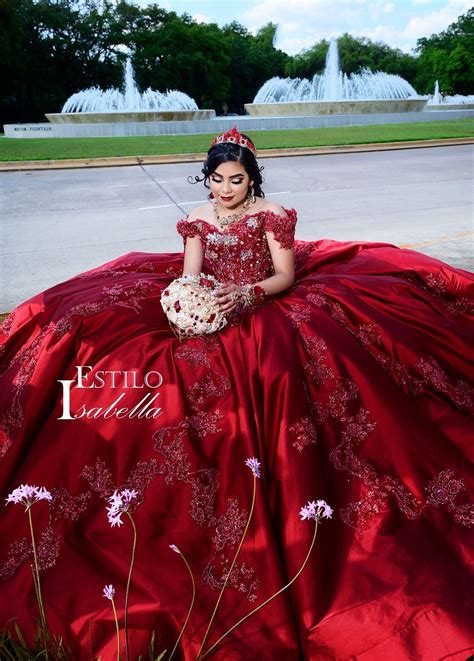 Red Dress Gown Quinceanera Red Quinceanera Dresses Quince Dresses