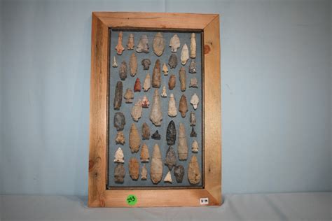 Lot Frame Of 49 Artifacts