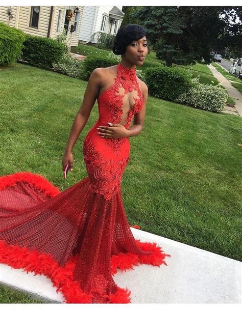 Ig Boldbeautycollective😍💕🔥 Black Girl Prom Dresses Red Mermaid