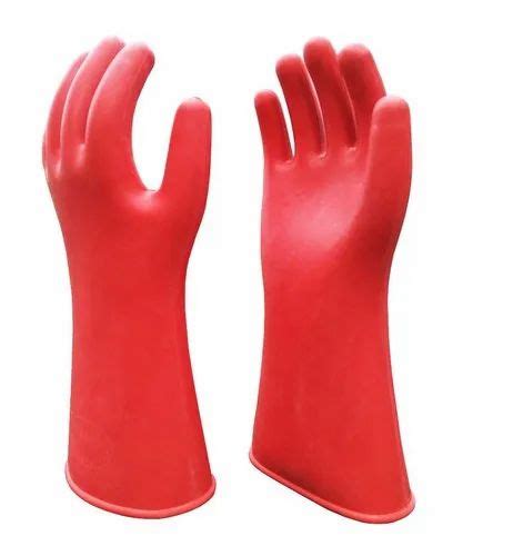 Plain Rubber Kv Electrical Hand Gloves At Rs Pair In Rewa Id