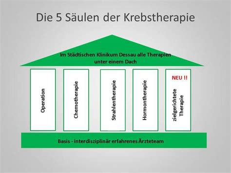 5 Säulen Der Krebsbehandlung Städtisches Klinikum Dessau