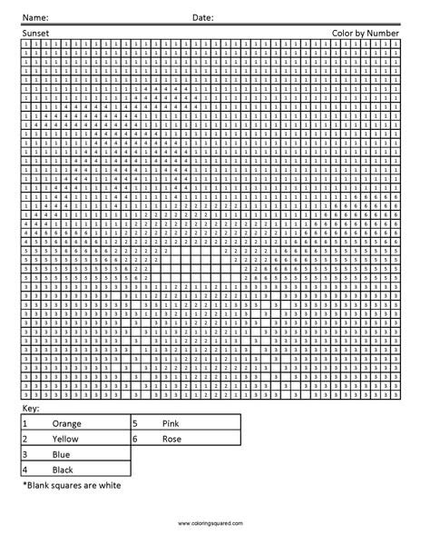 Megapixel Paintings and Scenes - Coloring Squared
