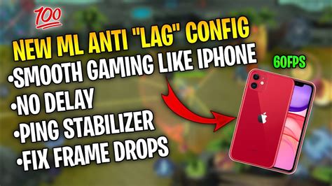 New Ml Anti Lag 60 Fps Smooth Gaming And Fix Frame Drops No Delay Patch M4 Mlbb Kyzer