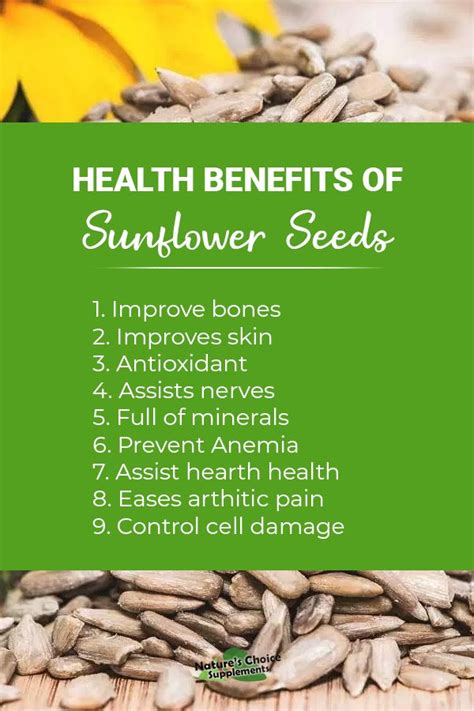 Health Benefits Of Sunflower Seeds Healthy Nuts Healthy Eating