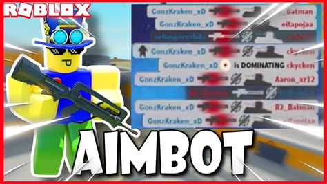 🤑 Cuando Activas El Aimbot En Arsenal Roblox Youtube