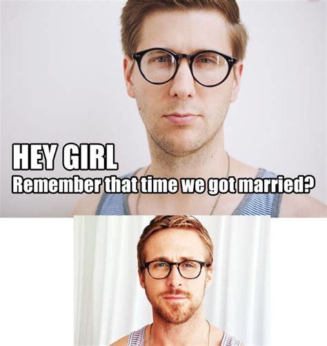 This Ryan Gosling Look Alike Recreated Some Hey Girl Memes For Wife