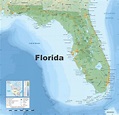 Mapas Detallados de Florida para Descargar Gratis e Imprimir