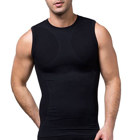 Tight Men Body Shaper Vest Tank Top Ideal For All Sports Indoors And