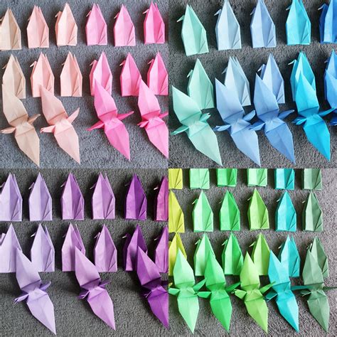 500 Cranes 25 Strings20 Cranes Each Handmade Origami Paper Etsy