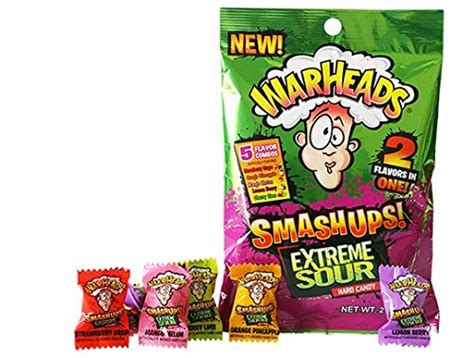 Warheads Smashups Extreme Sour Hard Candy Sweets 56g Pack