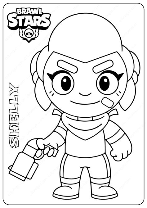 Brawl Stars Printable Coloring Pages