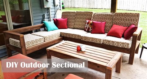 Moreover pacific outdoor fabrics is at good choice such as the color which is a good combination. 17 DIY Outdoor Sectional Couch and Sofa Projects You May ...