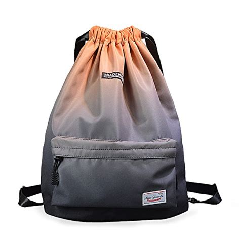 Wandf Drawstring Backpack String Bag Sackpack Cinch Water Resistant