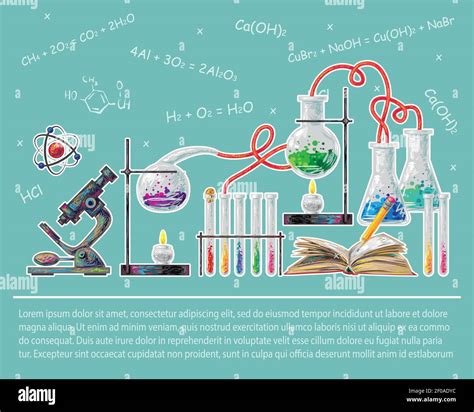 Carrying Out Experiments Stock Vector Images Alamy