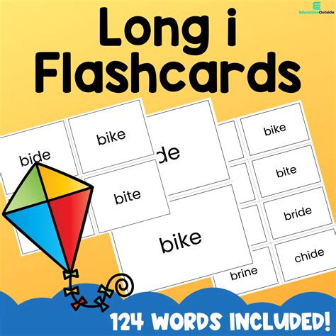 Long I Flashcards No Prep Print And Practice