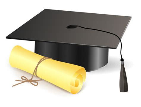 Free Graduation Cap And Diploma Vector Titanui