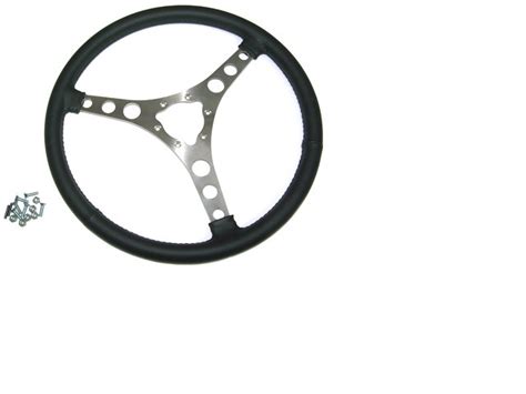 1956 1962 Corvette Steering Wheel Leather Wrapped 15 Replacement