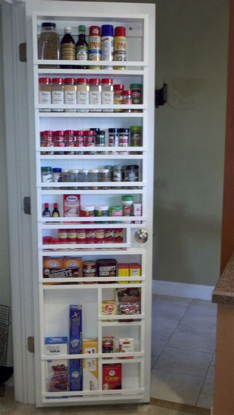 Diy Cabinet Door Spice Rack Woodworking Projects And Plans