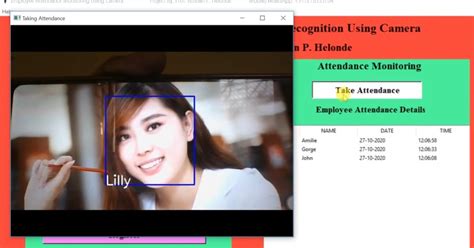 Pdf Facial Recognition Attendance System Using Python And Opencv Dr Vrogue