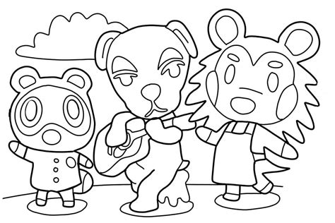 Https://wstravely.com/coloring Page/animal Crossing Main Characters Coloring Pages