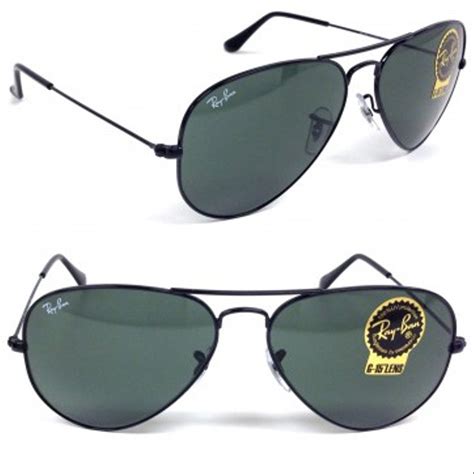 Jual Kacamata Rayban Aviator Sunglasses Rb3025 L2823 Black Green 58mm Original Italy Di Lapak