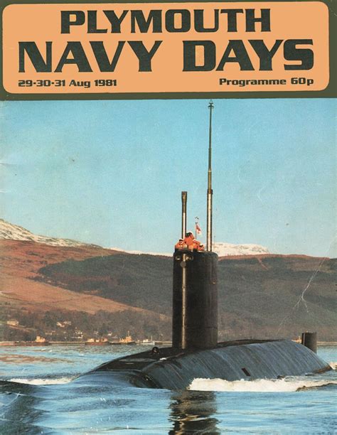 Plymouth Navy Days 1981 Vintage Programme Including Hms Frigates