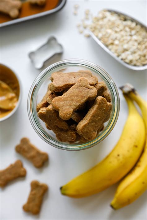 3 Ingredient Peanut Butter Banana Dog Treats 15 Flora And Vino